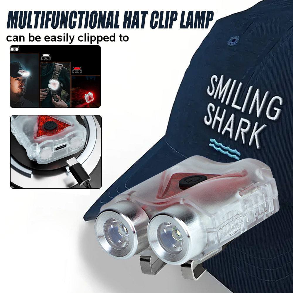 Outdoor Camping Hat - Şarj Edilebilir Eller Serbest Led Far,