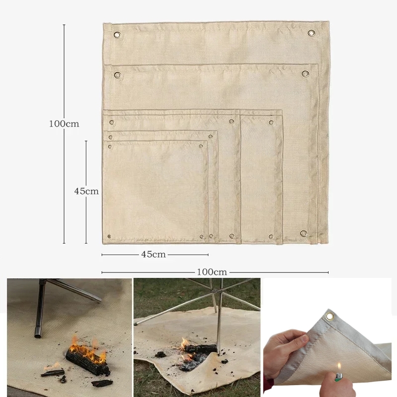 Outdoor Camping Blanket - Kamp Ateş Geçirmez Matı, Isıya Dayanıklı