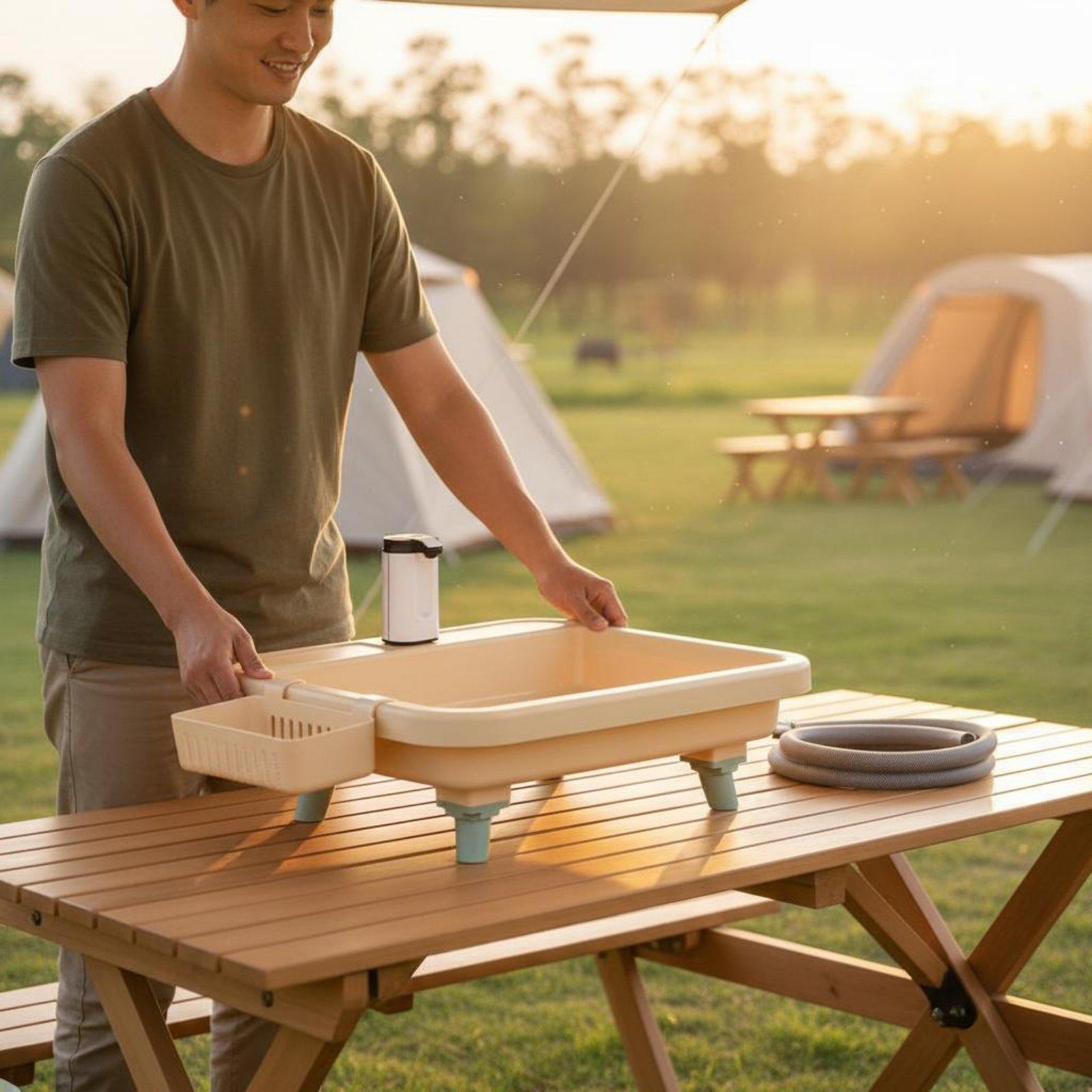 Outdoor Camp - Dahili Musluklu ve Zaman Ayarlı Modlara