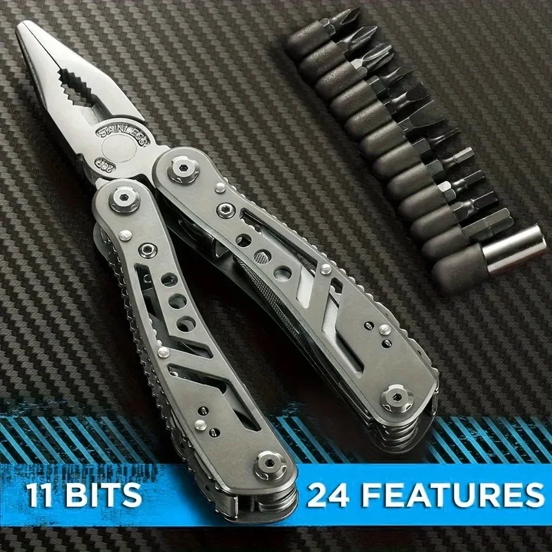 Outdoor Camping Essential Gear - 24'ü 1 Arada Çok Amaçlı Alet,
