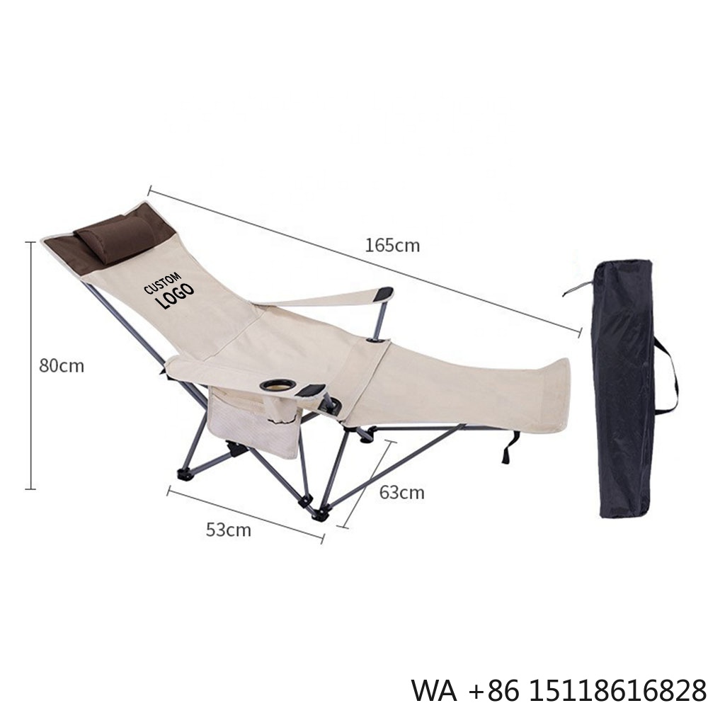 Outdoor Camping Recliner Chairs - Taşınabilir Katlanır Yatarlı Sandalye Hafif Ayarlanabilir