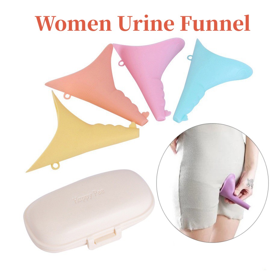 Outdoor Camping Urinal - Silikon kadın pisuar açık seyahat kamp