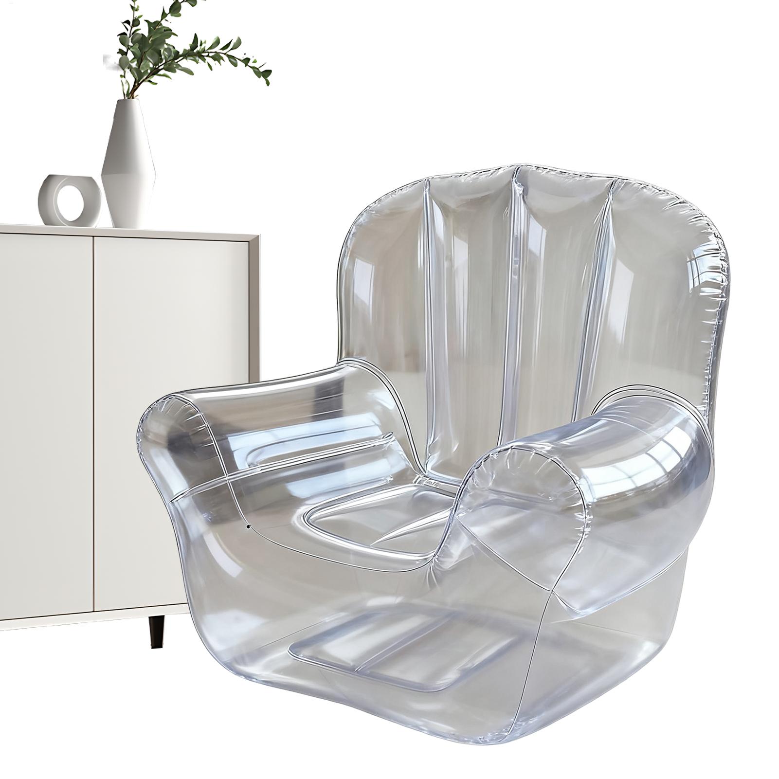 Outdoor Camping Couch - Kalınlaşmış Şeffaf Kanepe PVC Şişme Kanepe