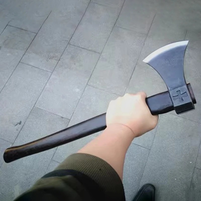 Camp Axe Hatchet - İskandinav Tomahawk Kendini Savunma Dövme Viking