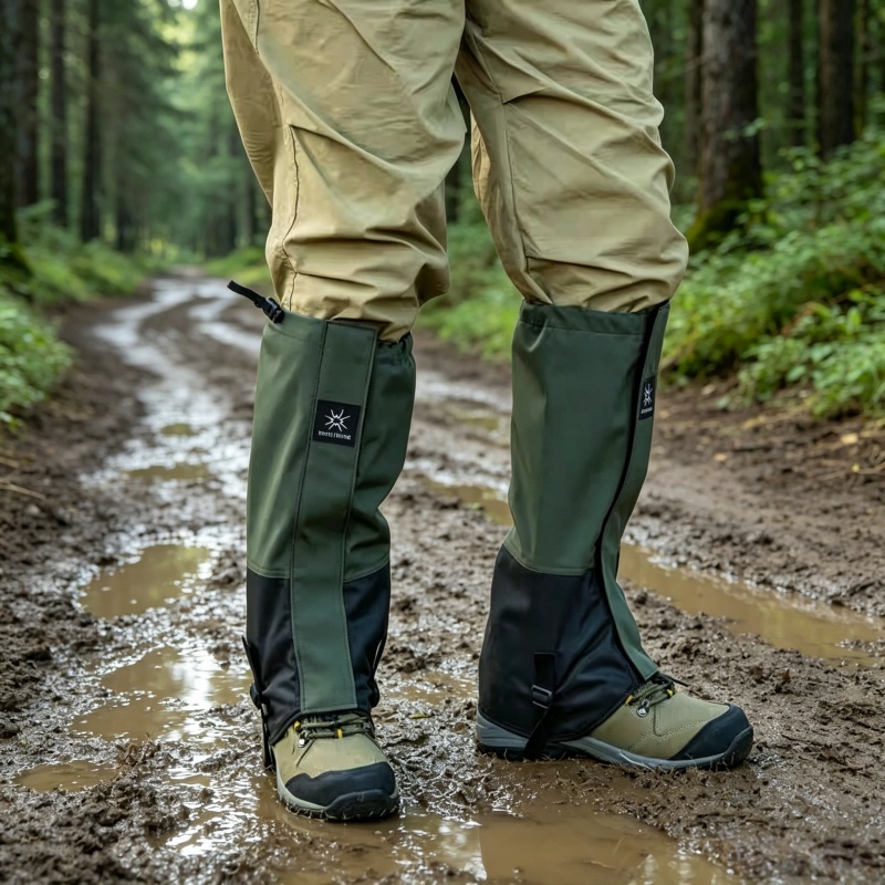 Trekking Gaiters - Açık Hava Seyahatleri İçin Su Geçirmez