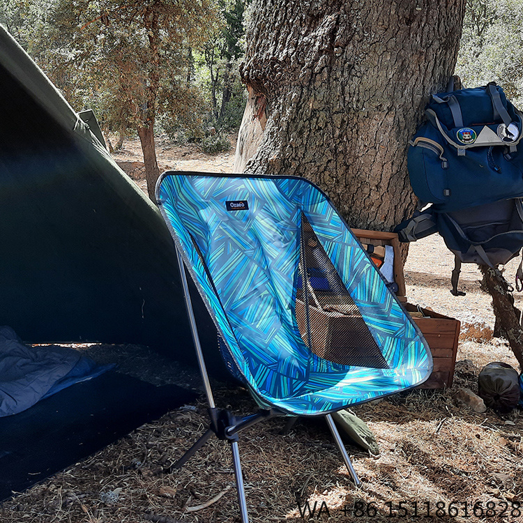 Outdoor Camping Recliner Chairs - Taşınabilir Katlanır Kamp Sandalyesi Hafif Ay
