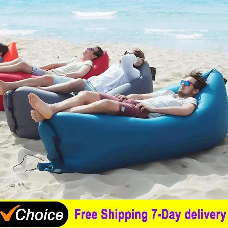 Outdoor Camping Recliner Chairs - Açık Hava Taşınabilir Şişme Kanepe Açık