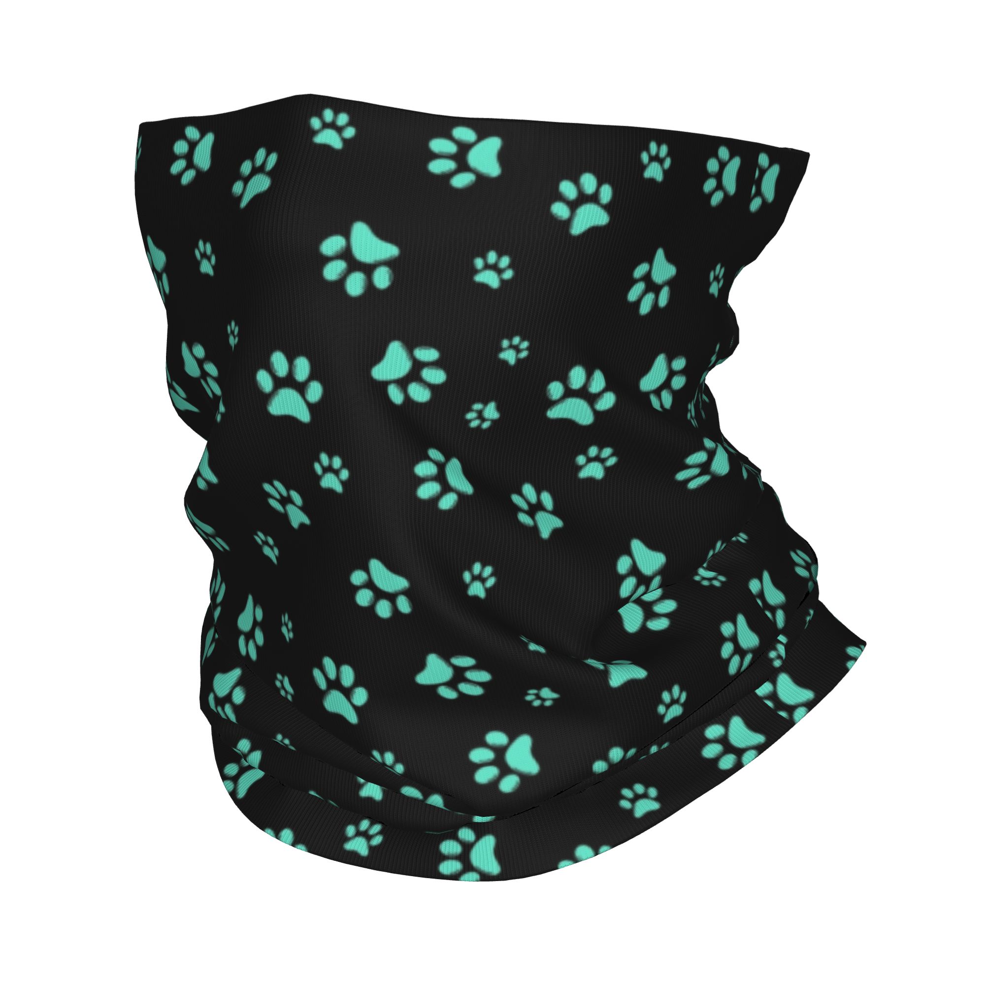 Trekking Gaiters - Özel Aqua Köpek Pati Baskı Desen