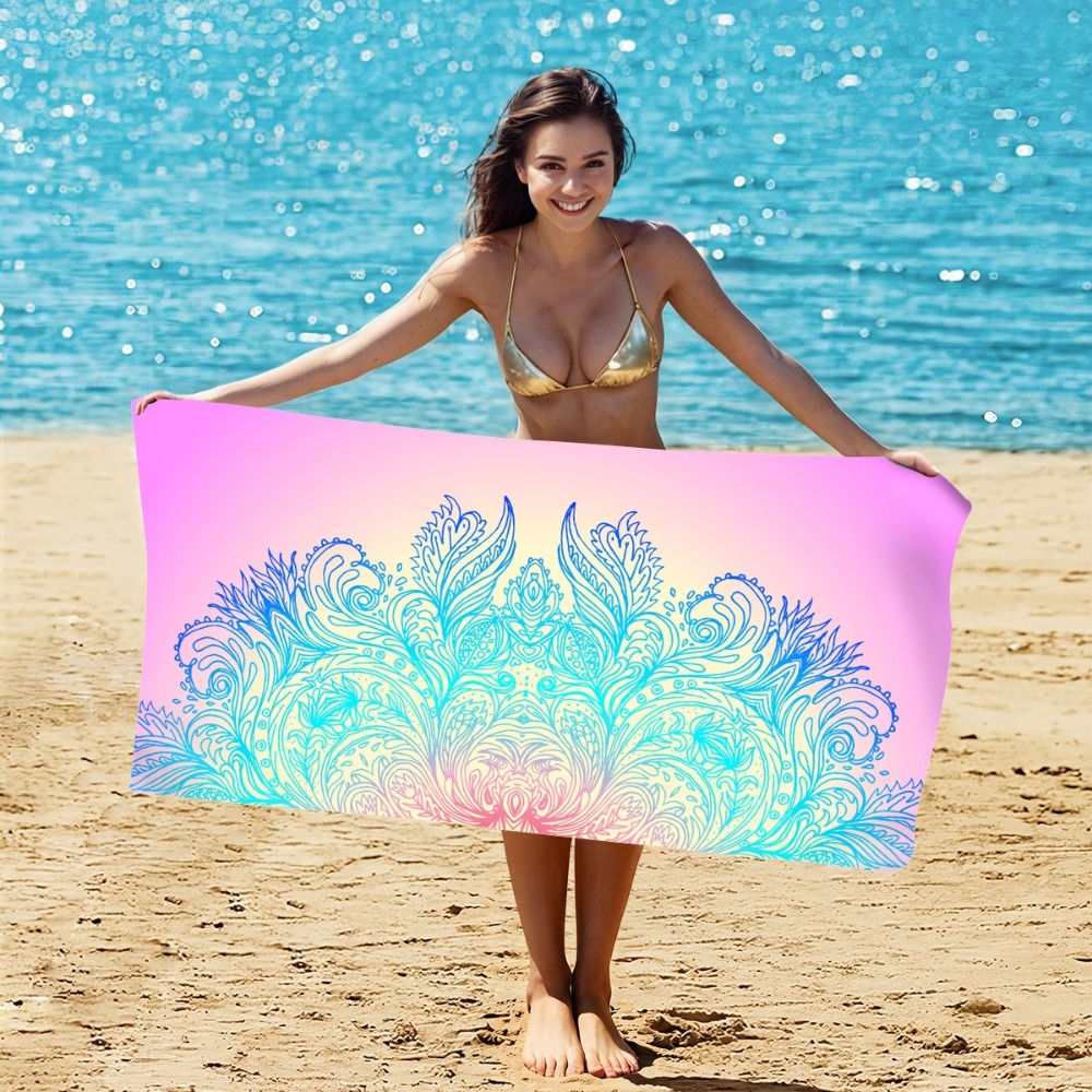 Outdoor Camping Blanket - Gizemli Desenli Plaj Havlusu 80x160CM Fitness