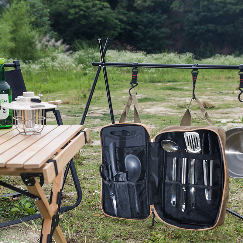8 adet Kamp Mutfak Tencere Set - Outdoor Camping Utensils incelemesi ve fiyatı