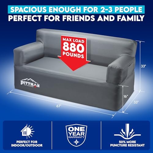 Pittman - İç ve Dış Mekan Kull - Outdoor Camping Couch incelemesi ve fiyatı