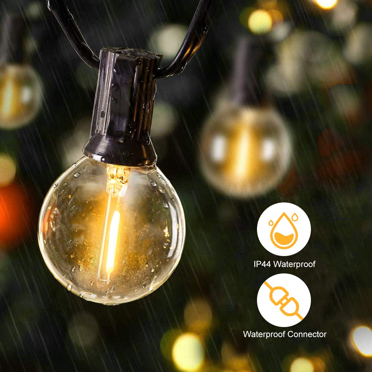25FT 50FT G40 Peri Dize Işıkla - Outdoor Camping Lights String incelemesi ve fiyatı