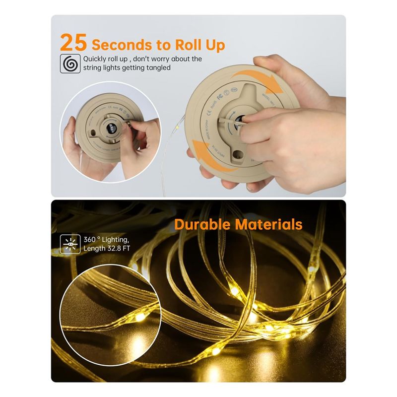 A36T-2-In-1 5 Aydınlatma Modlu - Outdoor Camping Lights String incelemesi ve fiyatı