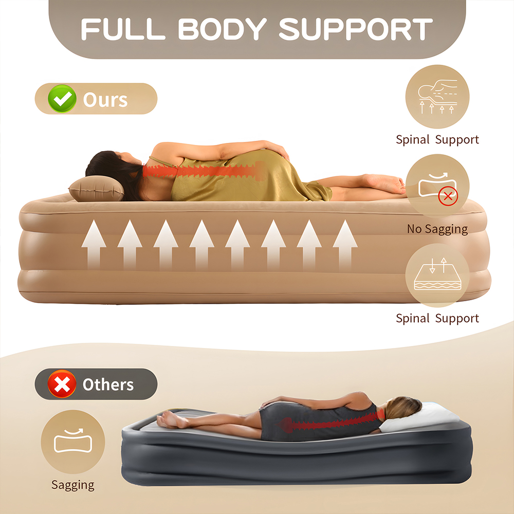 Dahili Pompalı Kraliçe Hava Ya - Outdoor Camping Couch incelemesi ve fiyatı