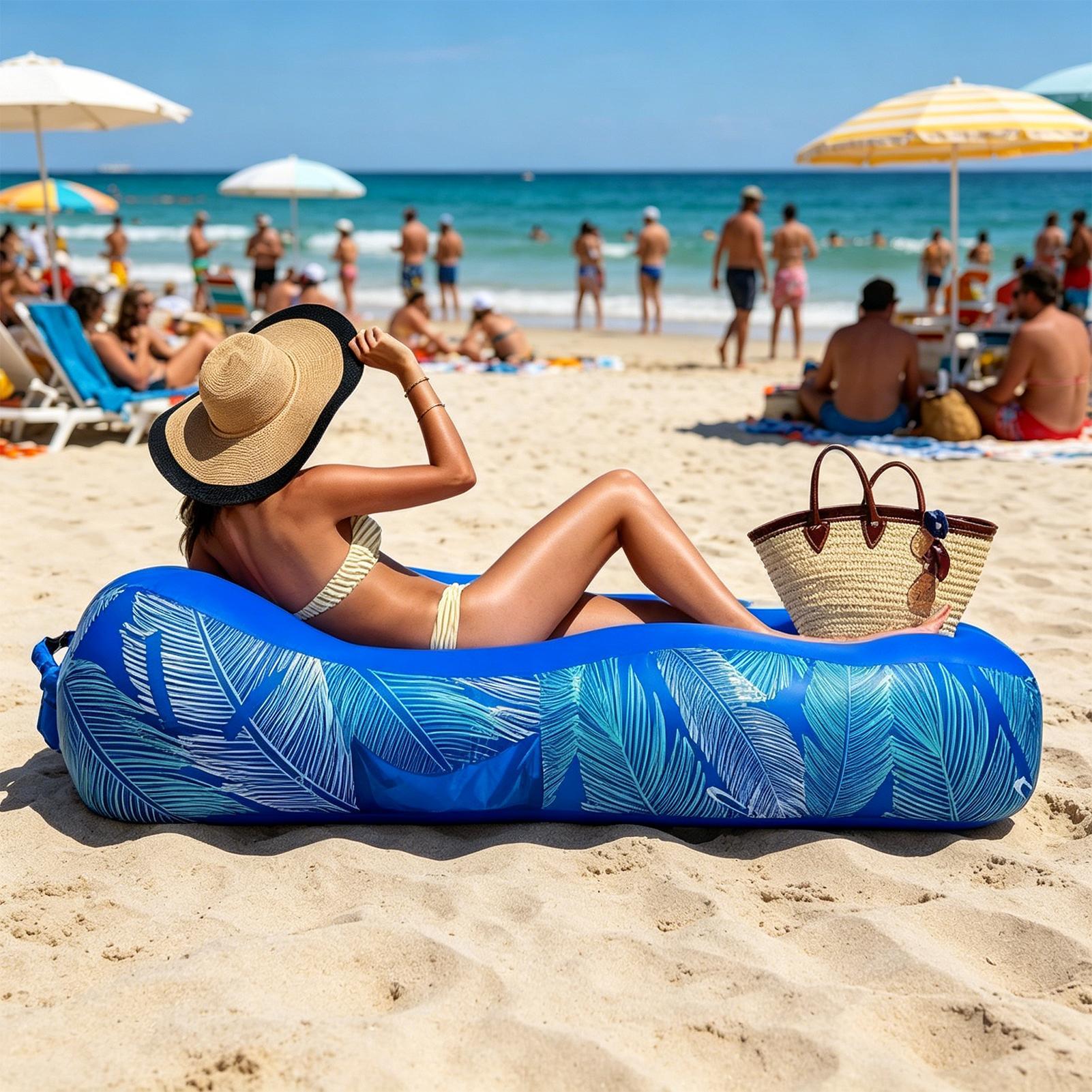 Şişme Şezlong, Güneşlikli Taşı - Outdoor Camping Couch incelemesi ve fiyatı