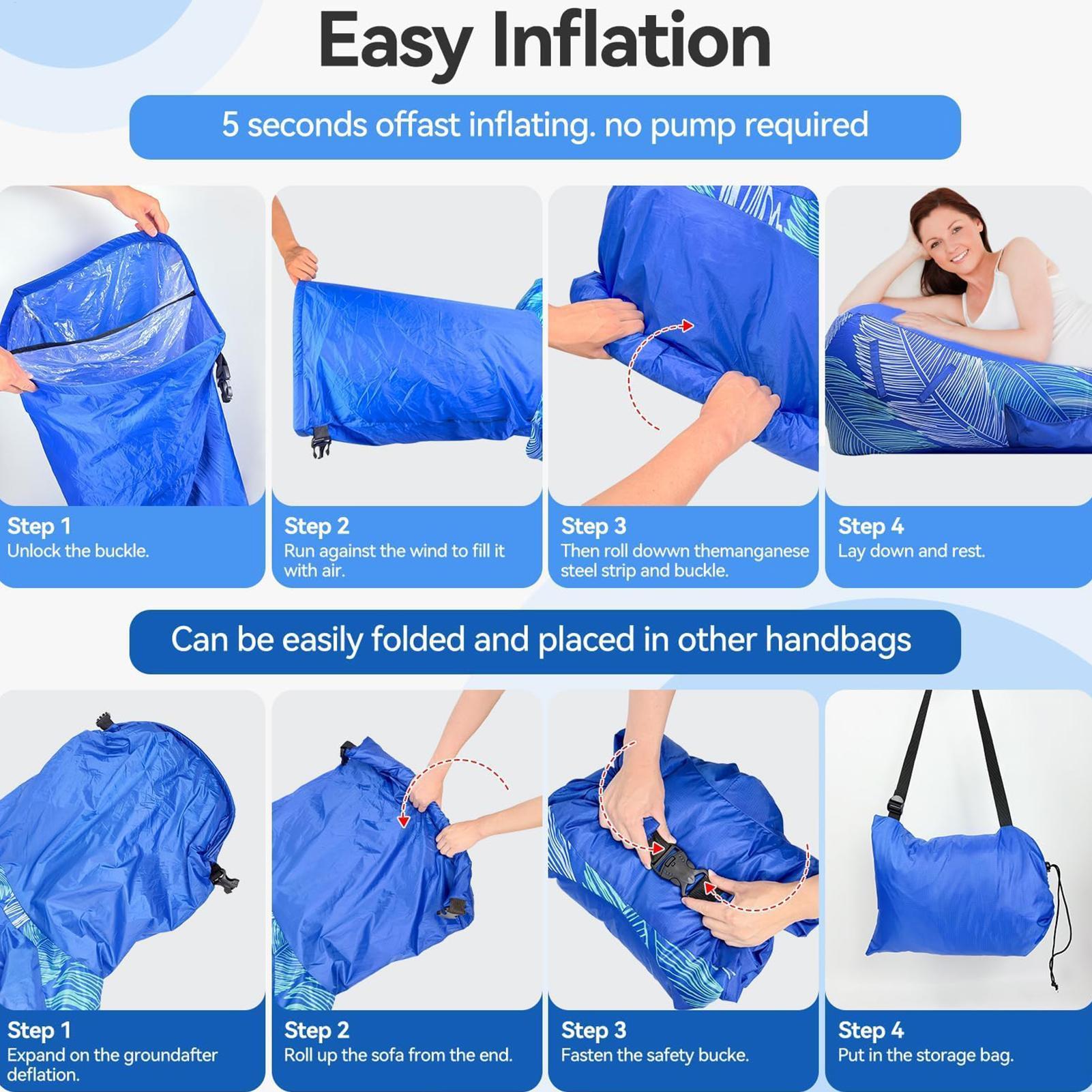 Şişme Şezlong, Güneşlikli Taşı - Outdoor Camping Couch incelemesi ve fiyatı