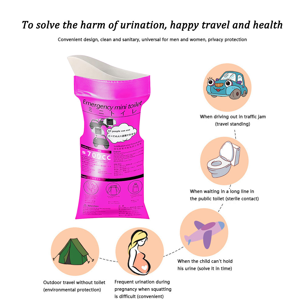 700 ml Pisuvar Tuvalet Çantası - Outdoor Camping Urinal incelemesi ve fiyatı