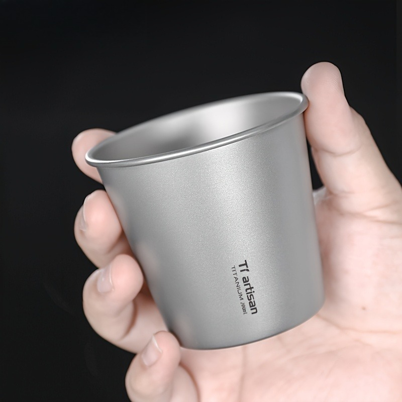 200ml titanyum tek katmanlı aç - Outdoor Camping Utensils incelemesi ve fiyatı