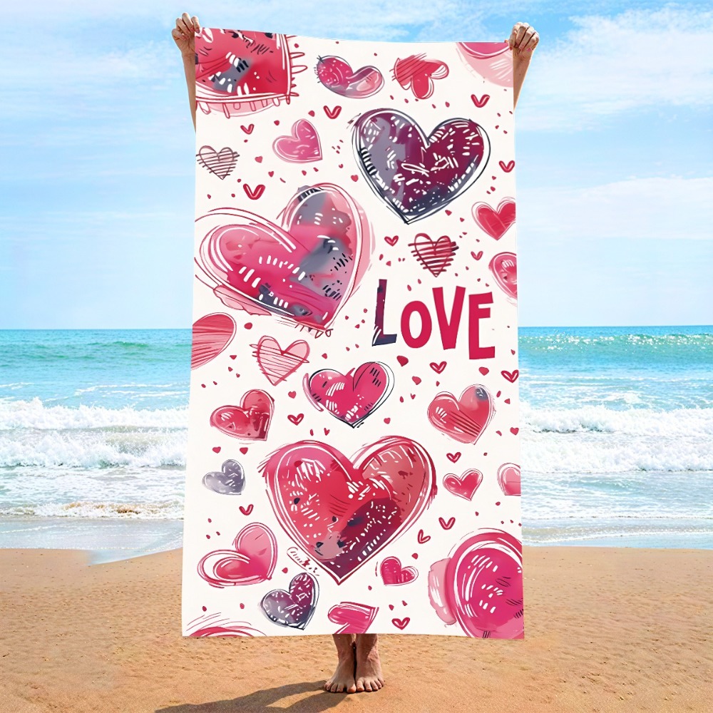 Kalp Sembolü Banyo Havlusu 27x - Outdoor Camping Blanket incelemesi ve fiyatı