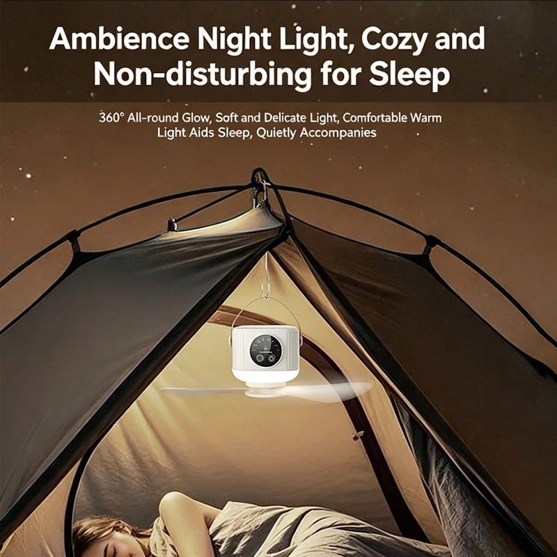 7200mAh Taşınabilir Şarj Edile - Outdoor Camping Misting Fan incelemesi ve fiyatı