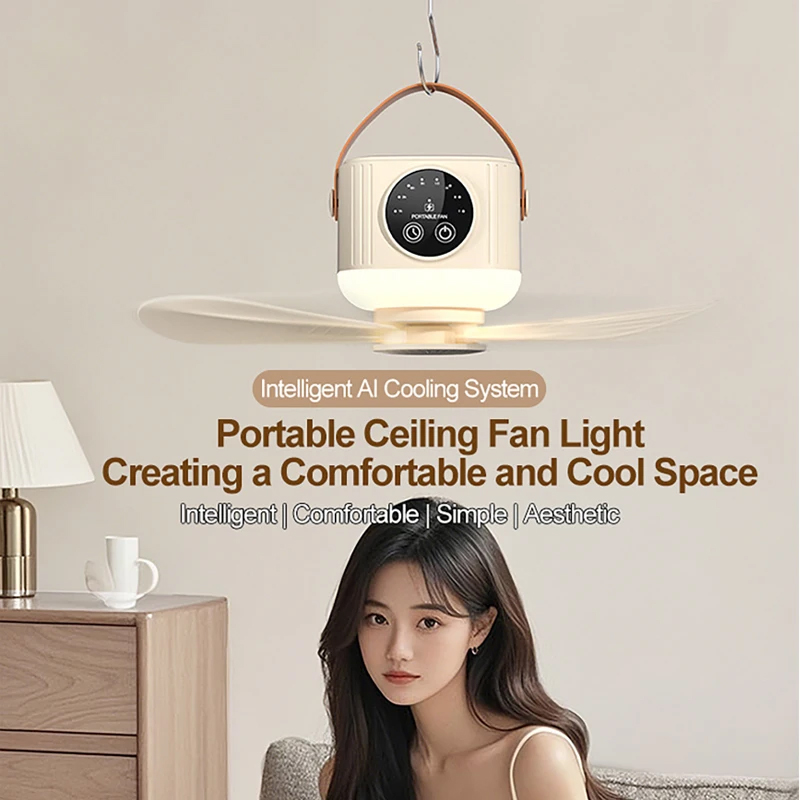 7200mAh Taşınabilir Şarj Edile - Outdoor Camping Misting Fan incelemesi ve fiyatı